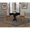 International Concepts 36 in. Solid Wood Square Dual Drop Leaf Dining Table with 2 Chairs in Black/Distressed Oak K46-36SDP-C42-2-2 - alternate 6